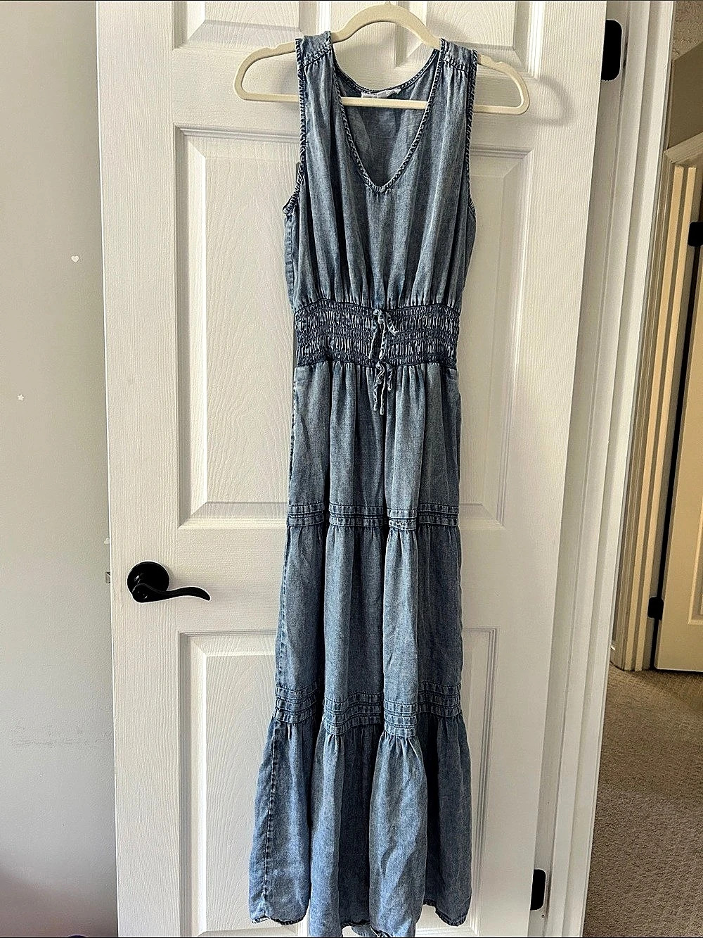 Jane + Delancey Women's Maxi Dress, Blue, Small, Like New